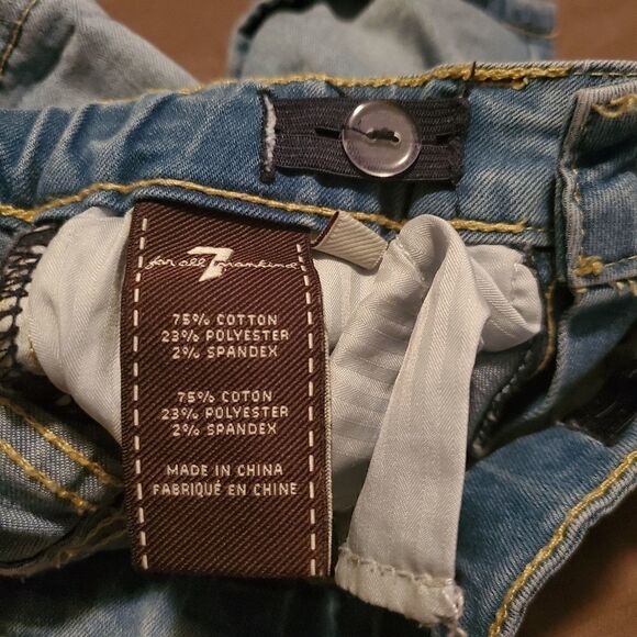 7 for all mankind Girl's Distressed Jean S… - Picture 8 of 9